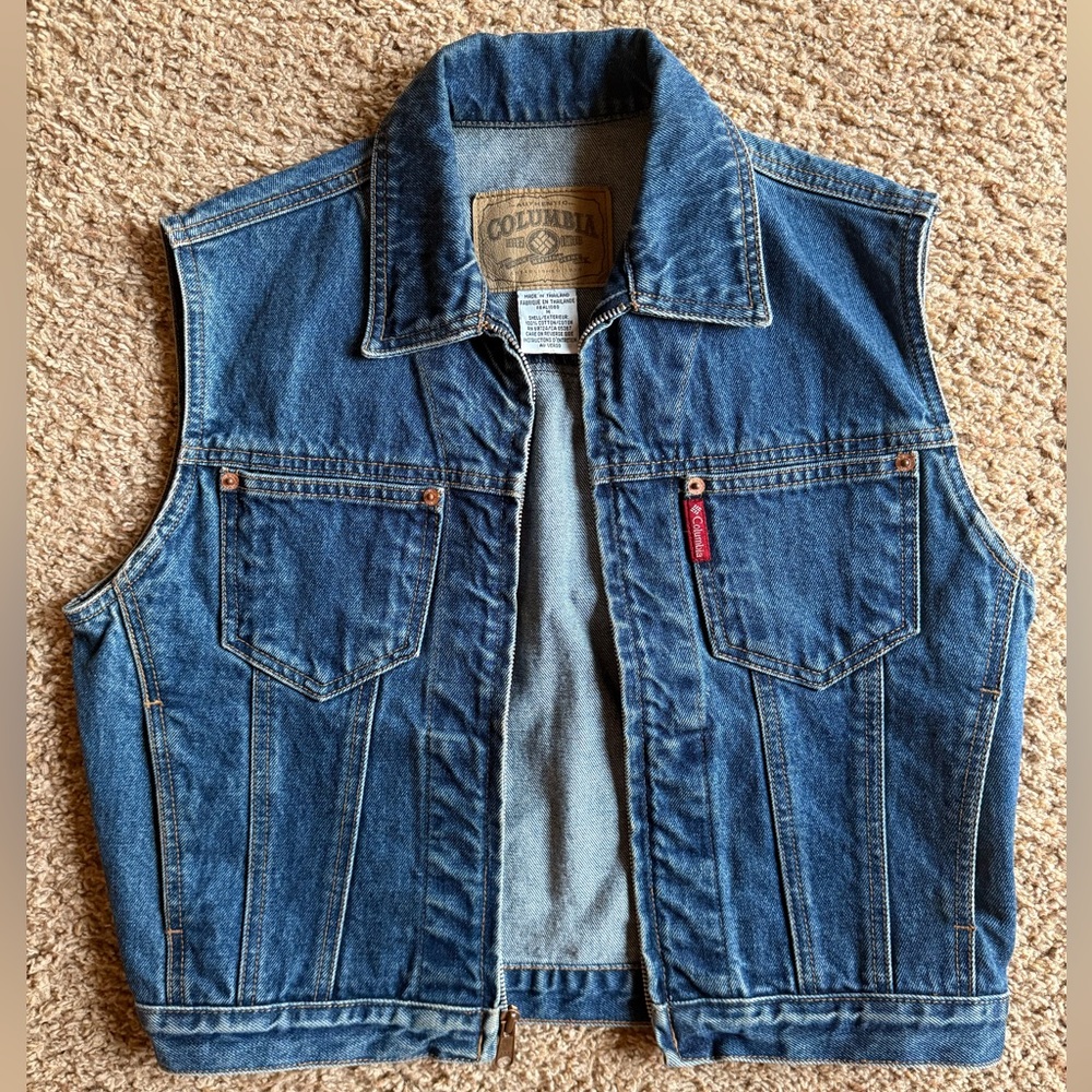 Columbia denim vest